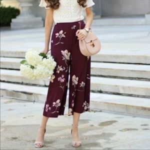 Lc Lauren Conrad Runway Burgundy Pants